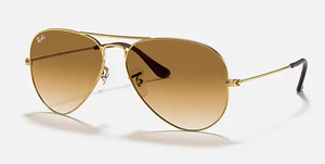 lot 79 image: Ray-Ban 0RB3025 AVIATOR GRADIENT 58-14
