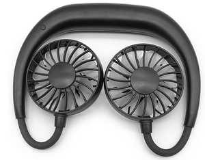 lot 175 image: LOT OF 3 MINIMAX Portable Rechargeable Necklace Fan - Hands Free Neck Fan, Bendable, 3 Speeds