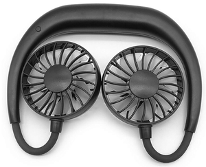 lot 176 image: LOT OF 3 MINIMAX Portable Rechargeable Necklace Fan - Hands Free Neck Fan, Bendable, 3 Speeds