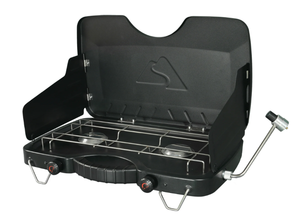 lot 220 image: Ozark Trail 2 Burner Propane Gas Camping Stove, GCT2208W