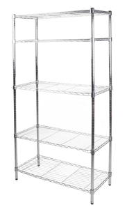 lot 657 image: Hyper Tough 5-Tier Wire Storage Shelves