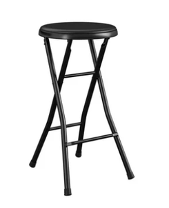 lot 660 image: LOT OF 3 COSCO 24 Vinyl Padded Folding Stool