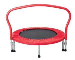 lot 663 image: MinnArk 3-Foot Folding Trampoline, 36 Diameter, for Ages 3 and up