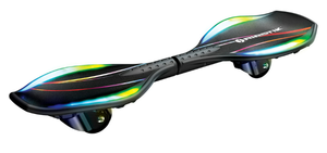 lot 671 image: Razor Black Label Ripstik Ripster Light-up, Caster Skateboard with Multi-Color Lights, for Child 8