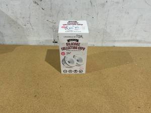 lot 694 image: 2PCS Legendairy Milk Silicone Breast Shield Collection Cup Set, Includes 24mm and 28mm