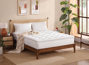 lot 324 image: Queen Size Allswell Ultra Plush Pillow Top Mattress Topper
