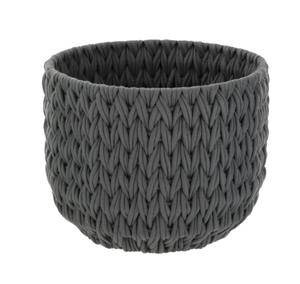 lot 451 image: Better Homes & Gardens Extra Large Grey Woven Rope Decorative Storage Basket