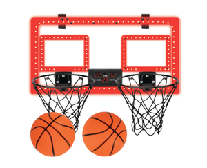 lot 461 image: Over-the-Door Basketball Dual Hoop, Indoor Sports Game, Plastic, for All Ages, by MinnARK