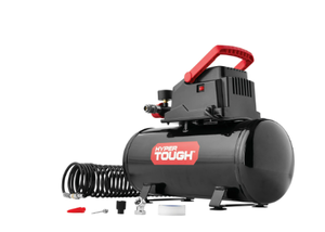 lot 697 image: Hyper Tough Black 100 PSI Oil-free Portable Air Compressor 3 gal