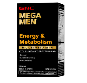 lot 715 image: LOT OF 4 GNC MEGA MEN Energy & Metabolism 90 Caplets
