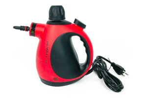 lot 736 image: Platinum Series Deep Cleaning Pressurized Handheld Steamer Tool, 1200 Watts, 10 Pieces