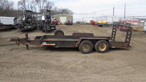 1997 Felling 6' 7" x 16' Heavy Duty Equipment Trailer