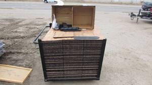 lot 35 image: Snap Together Dance Floor (450 Sq. FT) With Roller Cart