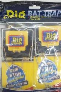 lot 55 image: Big Cheese Rat Traps (4 traps pre-baited)