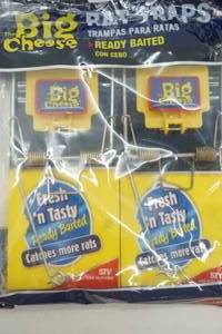 lot 56 image: Big Cheese Rat Traps (2 traps pre-baited)