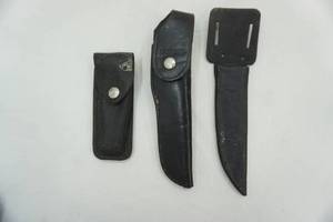 lot 61 image: 3 knife sheaths