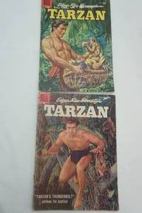 lot 12 image: (2ct) Dell Comics Tarzan 56 & 57