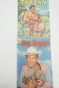 lot 14 image: (2ct) Dell Comics Tarzan & Roy Rogers 55