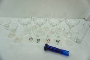 lot 88 image: stemmed glassware
