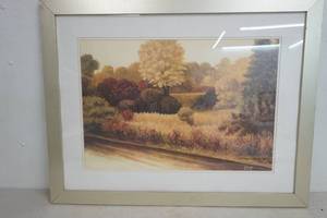 lot 121 image: Print by Haist 35x27