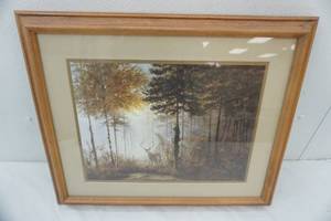 lot 151 image: Gerald Coulson Quiet Forest Print