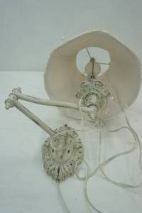 lot 198 image: Distressed Design Swing Arm Lamp (plug in)