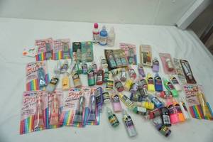 lot 232 image: large lot fabric paint