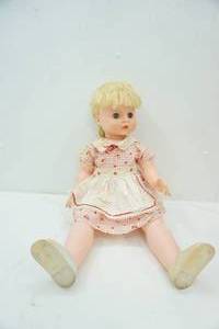 lot 259 image: Vintage Doll 16 tall when sitting