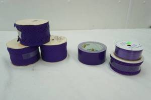 lot 264 image: purple ribbon & duck tape