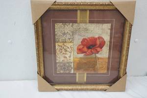 lot 298 image: Interiors by Design Flower print
