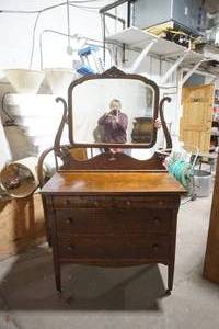 Antique Vanity Dresser