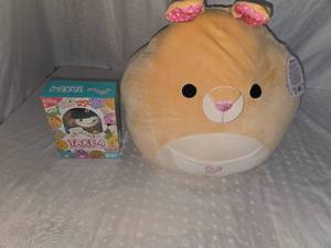 lot 11 image: kangaroo squshmallow and take 4 squishmallow brand toy