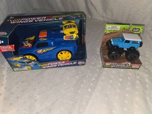 lot 31 image: toy car and monster truck