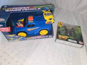 lot 32 image: toy car and remote control spider