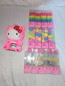 lot 40 image: hello kitty stuffy  and other toys