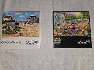 lot 63 image: 2 500 pc puzzle NEW