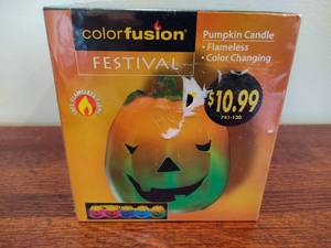 lot 92 image: Color Changing Flameless Pumpkin