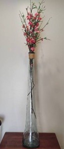 lot 112 image: Super Tall Glass Vase