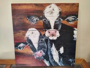 lot 47 image: Cows on a Canvas