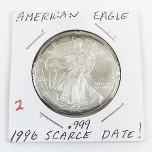 1996 American Eagle, .999 silver. SCARCE DATE!