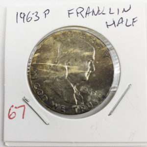 lot 67 image: 1963 Franklin Half Dollar