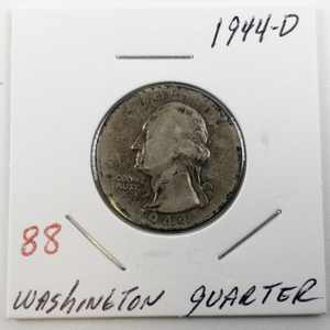 lot 88 image: 1944-D Washington Quarter