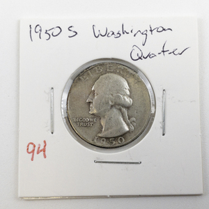 lot 94 image: 1950-S Washington Quarter