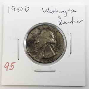 lot 95 image: 1950-D Washington Quarter