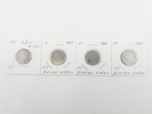 lot 185 image: 1920, 1924, 1925, 1926, 1935 Buffalo Nickels
