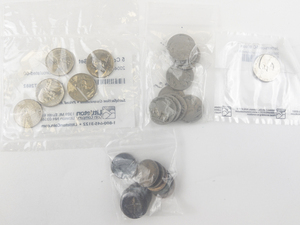 lot 194 image: Mixed group - (10x) no-date Buffalo Nickels, (1x) uncirculated 2005-D Bison, 5 coin set uncirculated 2004-2006