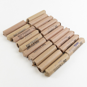 lot 244 image: 20) rolls of wheat cents marked 1951-S, 1952-S, 1953-S, 1945-S