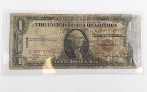 lot 252 image: Series 1935A brown seal Hawaii emergency note