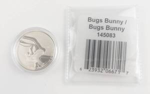 lot 285 image: Canadian Silver 2015 $20.00 silver, Bugs Bunny .999 silver
