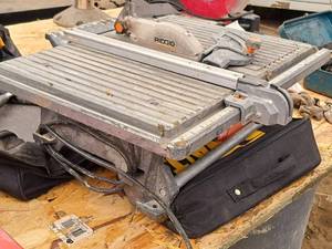 lot 470 image: Ridgid 7 Table Saw R4021
